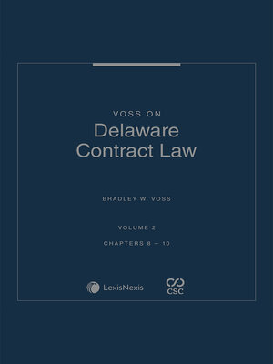 cover image of Voss on Delaware Contract Law